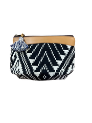 Ikat Clutch - Black