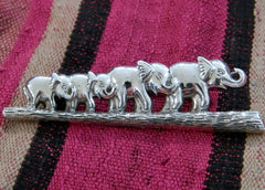 Elephant Family Broach