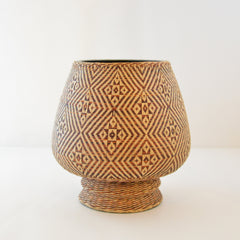Nan Weave Monk's Bowl (Diamond pattern)