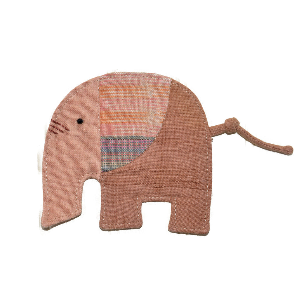 Cotton Elephant Coaster - Tan