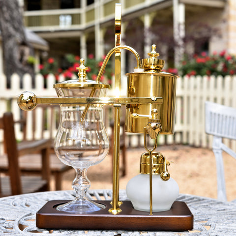 Royal Belgium Coffee Maker (Gold/Brass)