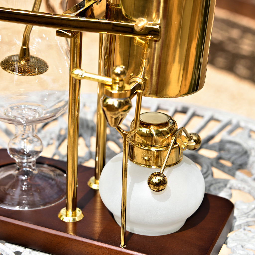 Royal Belgium Coffee Maker (Gold/Brass)