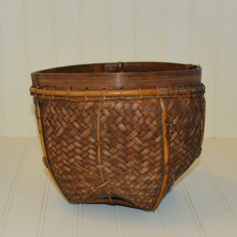 Antique Bamboo Basket