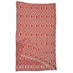 Vintage Lao Cotton Hand Woven Blanket