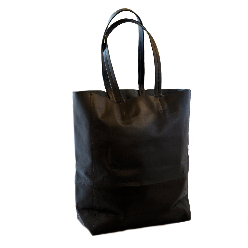 Olivia Dar Two-Tone Tote Bag (Black & Navy)