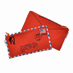 The Elephant Story Red Envelope Zipper Bag