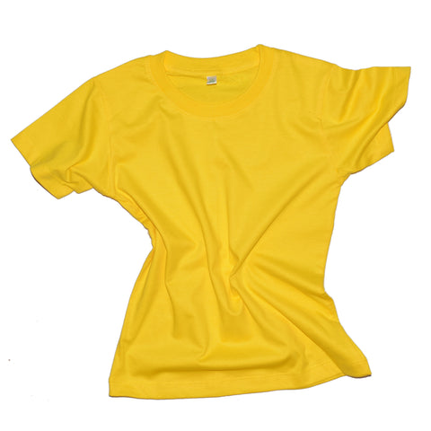 Childrens Cotton T-Shirt - Yellow