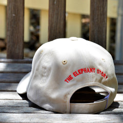 Red Elephant Canvas Hat (Khaki)