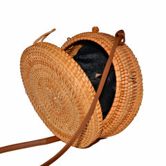 Vietnamese Sedge Handbag - Small Round
