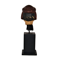 Antique Burmese Puppet Head on Stand (Small Man with Beard)