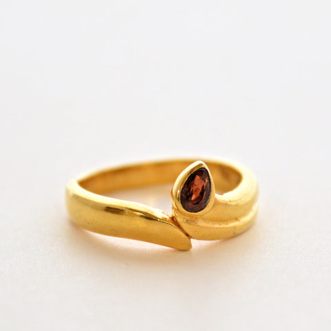 Gemstone Ring - Burgundy
