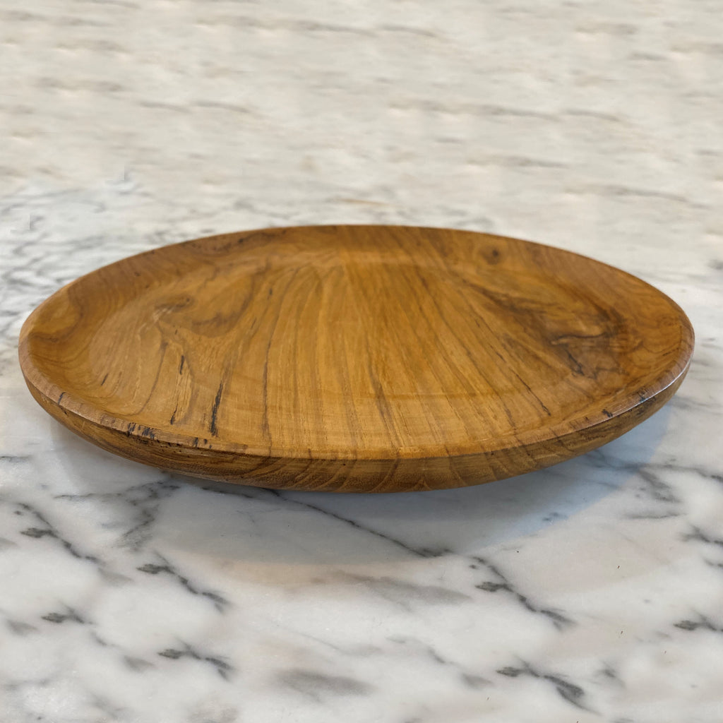 Medium Round Wood Tray