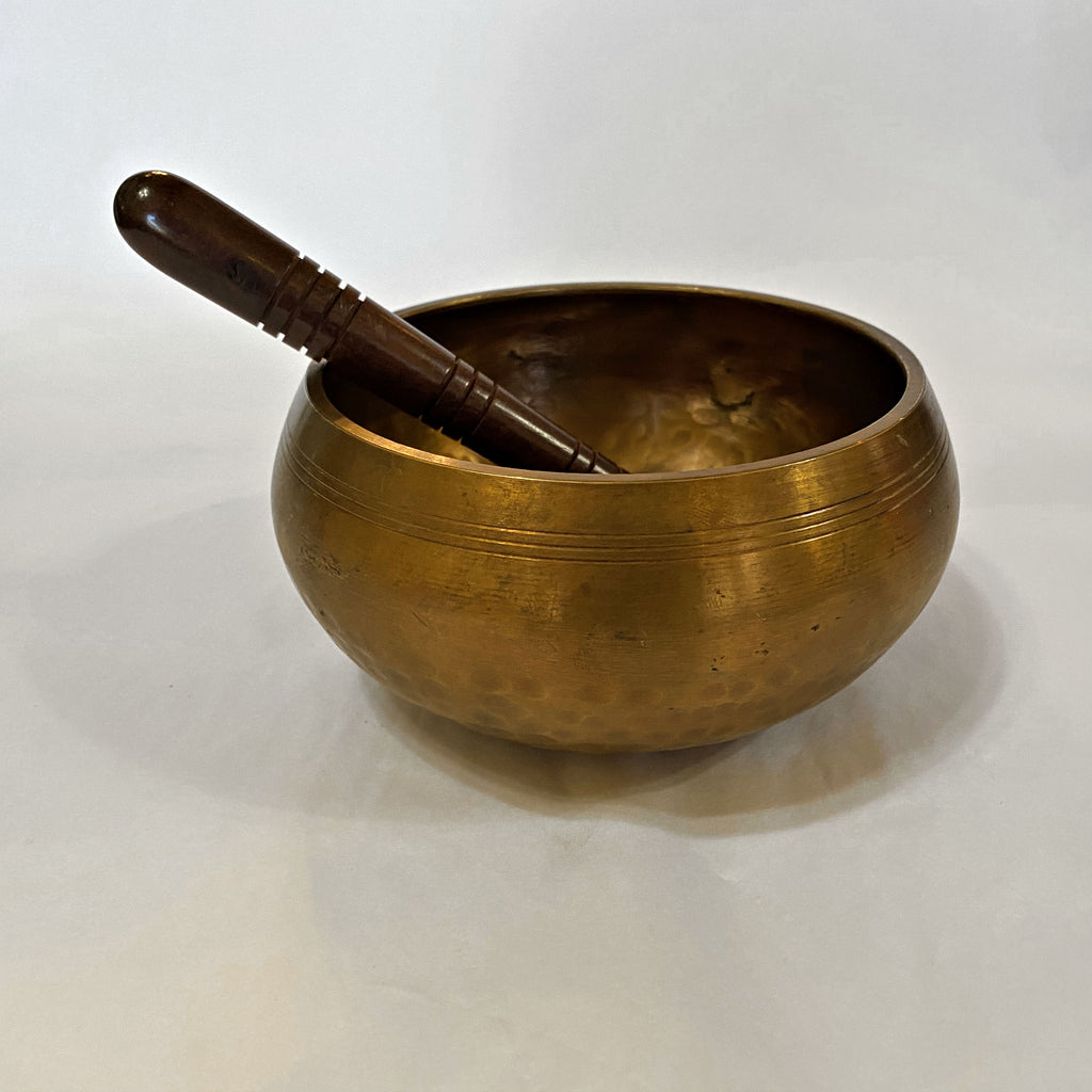 Tibetan Singing Bowl 5.6" with wood Mallet