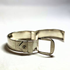 Vintage Silver Buckle Cuff Bracelet