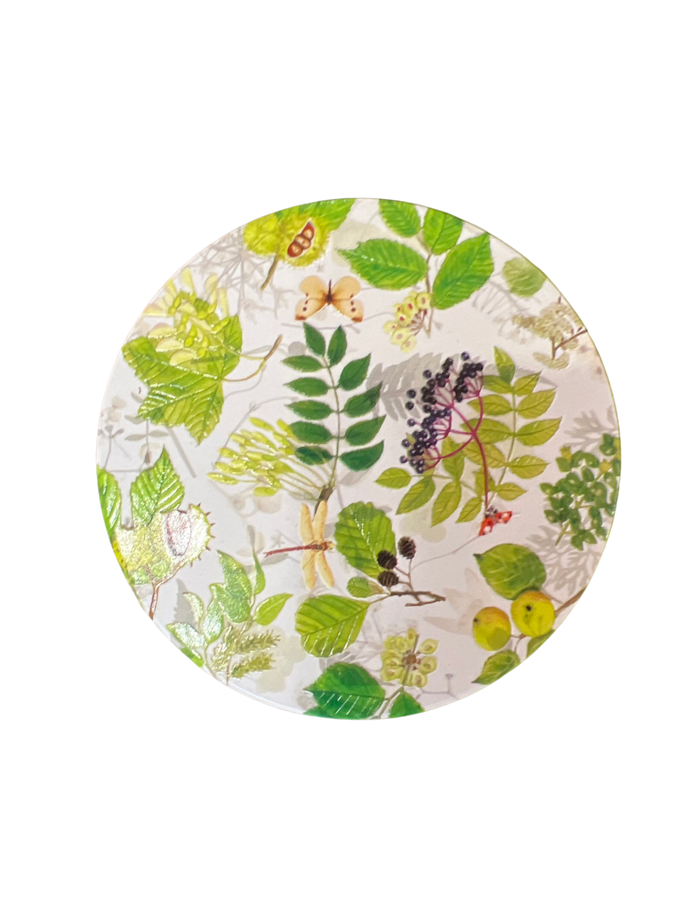 "Green Leaf" Absorbent Coaster