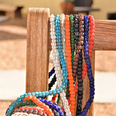 Brown Bead Hill Tribe Necklace