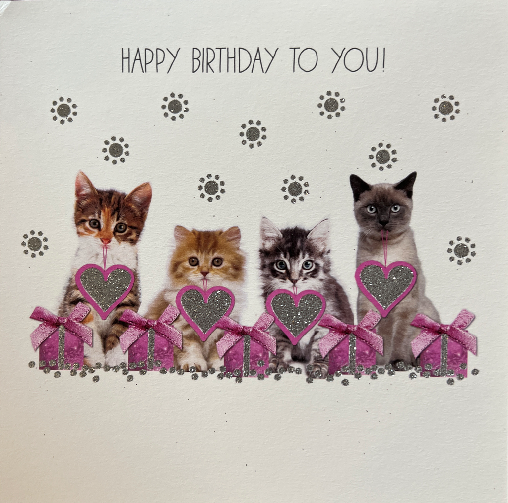 Birthday Kittens Card #L2190