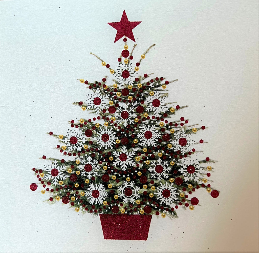 Red Christmas Tree Card #L2177