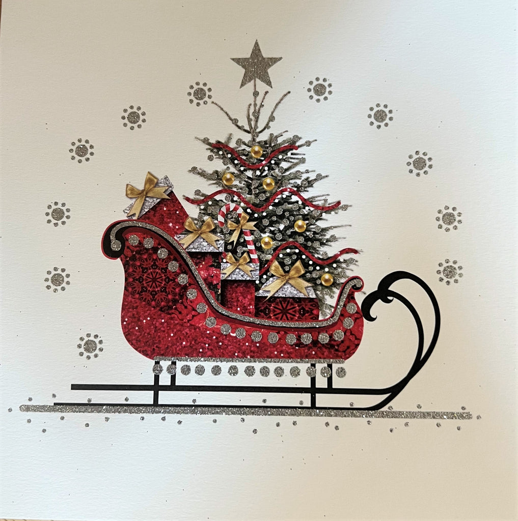 Santa's Sleigh Holiday Card #L2165