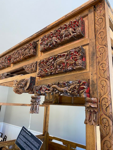 Late 19th Century Chinese Wedding/Opium Canopy Bed