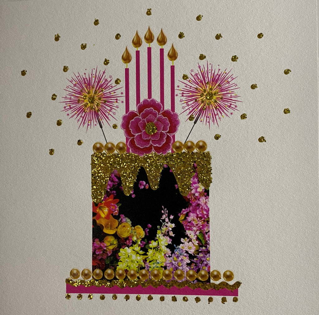 Fleur's Birthday Cake Card