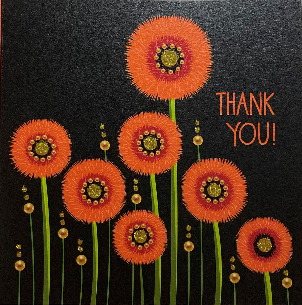 Just Flowers Thank You Card
