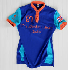 Youth - Royal Blue/Tangerine Elephant Polo Jersey