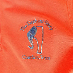 Orange Distressed Elephant Polo Jersey
