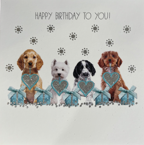 Birthday Puppies Card #L2191