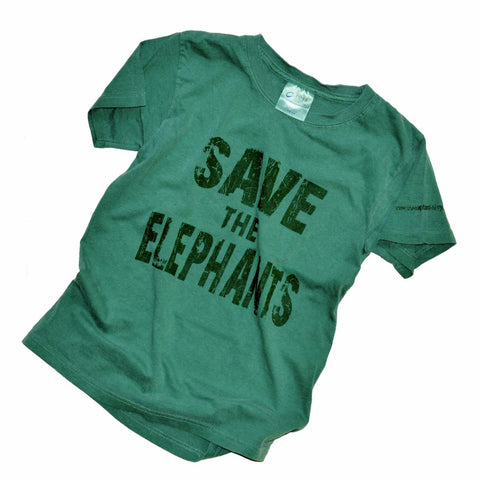Save the Elephants 100% Cotton Tee (Youth)