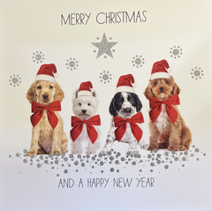 Christmas Puppies Card #L2252