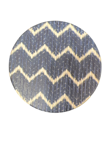 Navy/White Absorbent Coaster