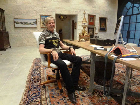 Ed Story enjoys his large office space in a renovated old building in Center Point. His wife Joey Story, who has a company called DS Squared with partner Bobby Dent, renovated the structure