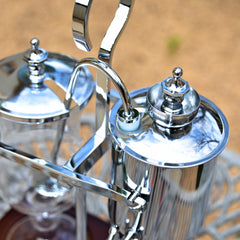 Royal Belgium Coffee Maker (Silver/Chrome)