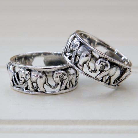 Cut-out 5-Elephant Ring