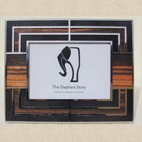 Black Stingray Art Deco Frame