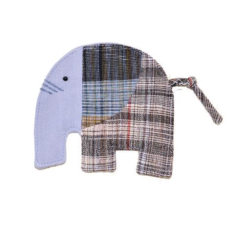 Cotton Elephant Coaster - Grey