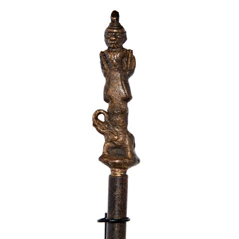 Khem Sak Tattoo Stick with Stand - Standing Thai Warrior on Elephant