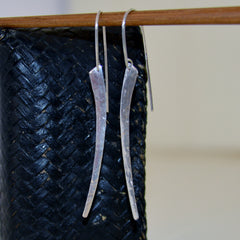 Sterling Silver Elephant Tusk Earrings