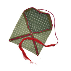 Hand Woven Wrap Clutch (Green)