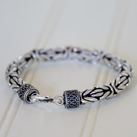 Mens Borobudur Chain Bracelet (medium thickness)
