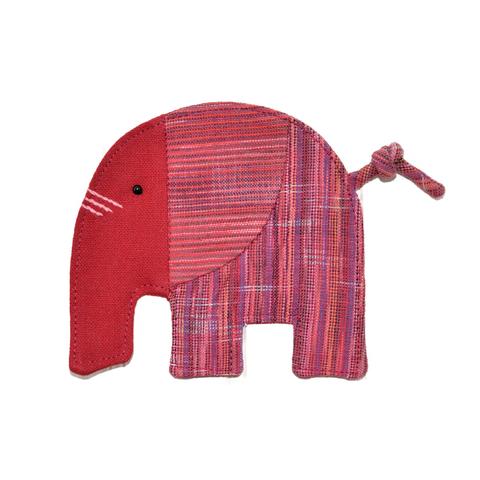 Cotton Elephant Coaster - Wine