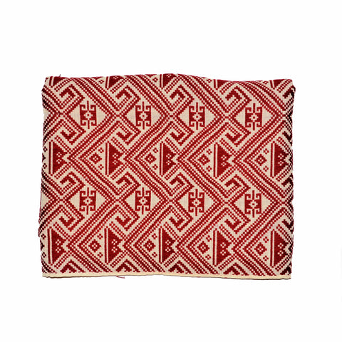 Vintage Lao Cotton Hand Woven Blanket