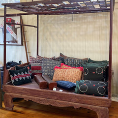 Late 17th Century Antique Thai Taksin Wooden Bed