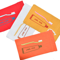Toothbrush Bag with Drawstring