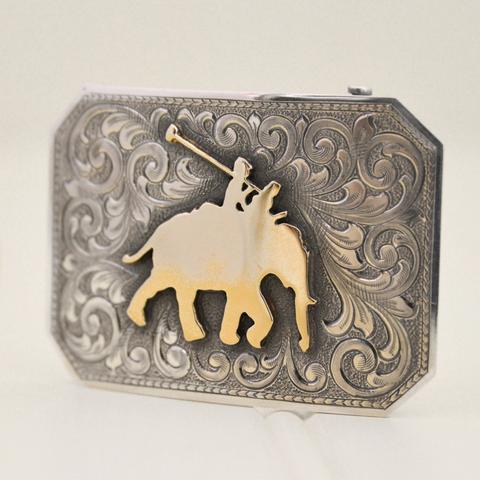 Clint Orms Belt Buckle - Comanche-Custom Gold