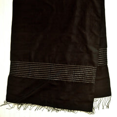Carol Cassidy Black & Silver Spa Shawl