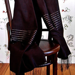 Carol Cassidy Black & Silver Spa Shawl