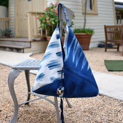 Hand-Painted Indigo Bag