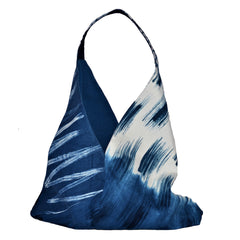 Hand-Painted Indigo Bag